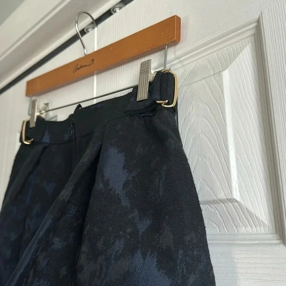 H&M Navy and Black Midi Skirt size 8 - Picture 4 of 6